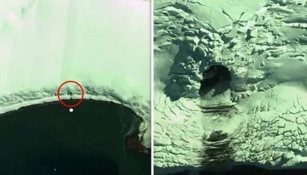 Загадочная пещера найдена в Антарктиде