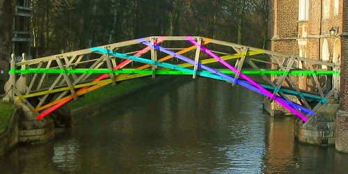 Математический мост Кембриджа (8 фото)
